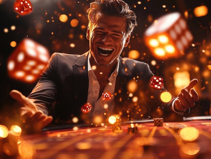 Dealer profesional aceslot88 Live Blackjack membagikan kartu di meja permainan